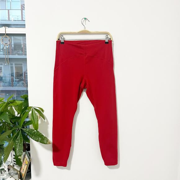 Lululemon Red Swift Speed Leggings Size 10 - Picture 1 of 6